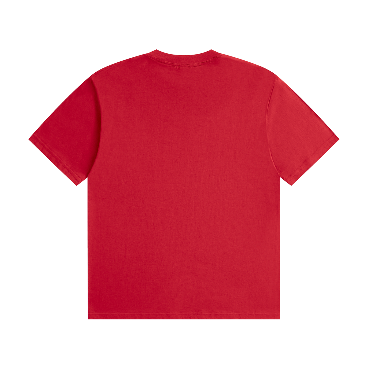 Honey Calm Down Unisex Graphic Cotton T-Shirt - Red back view