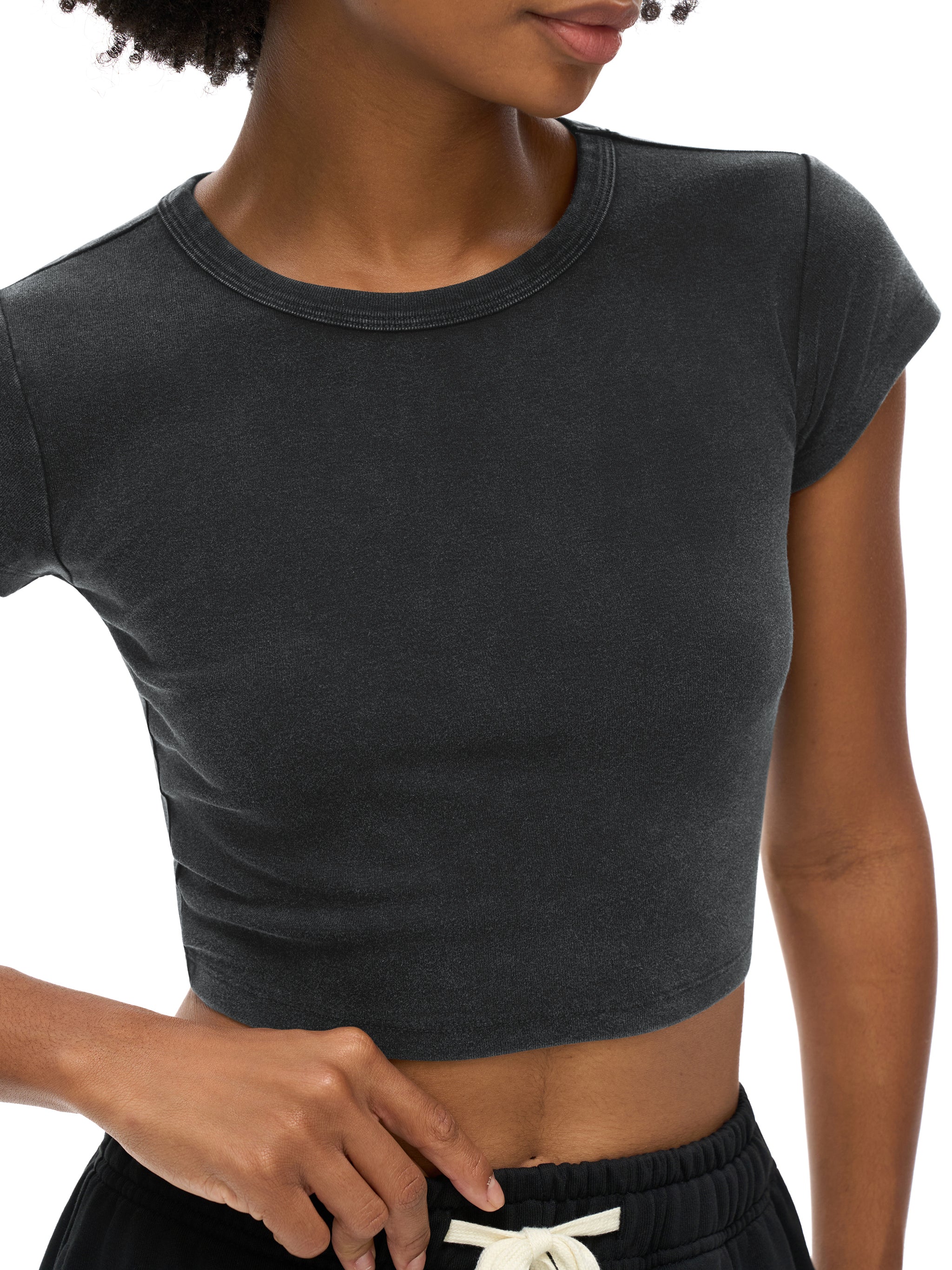 Women’s Snow-Washed Crop Top
