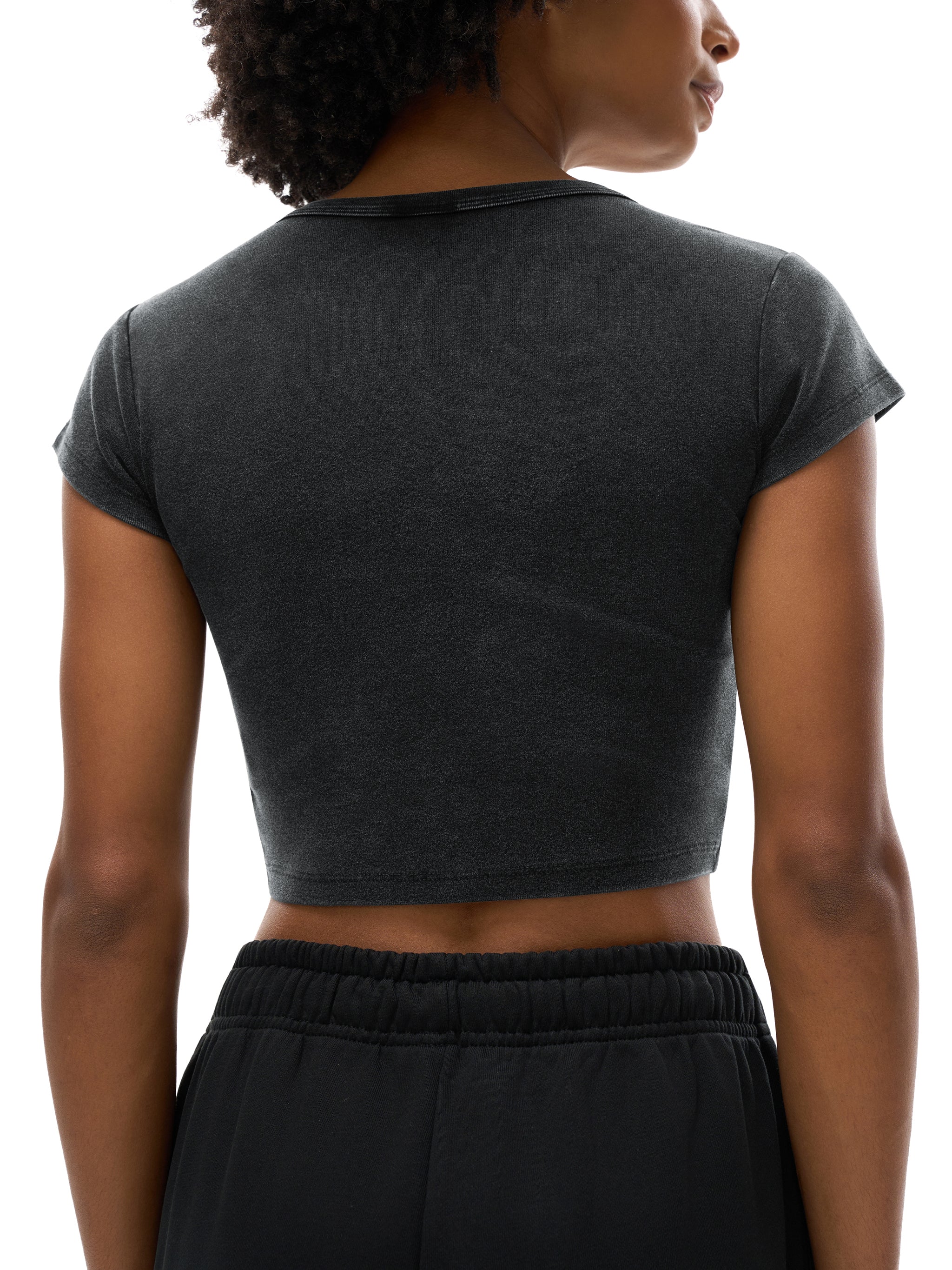 Women’s Snow-Washed Crop Top