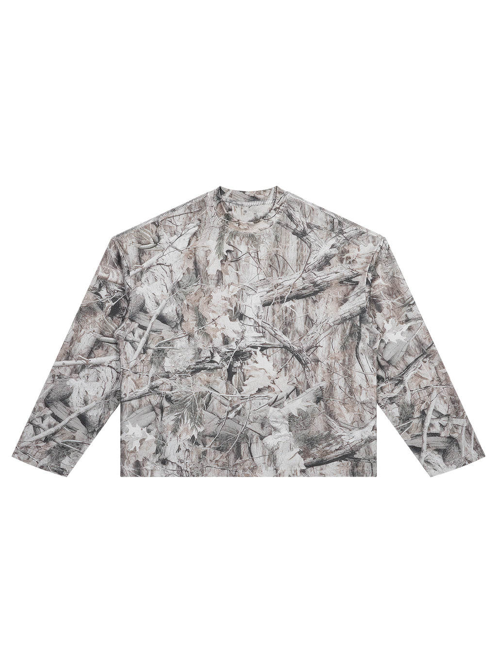 Unisex Tree Camo Waffle T-Shirt front flat view