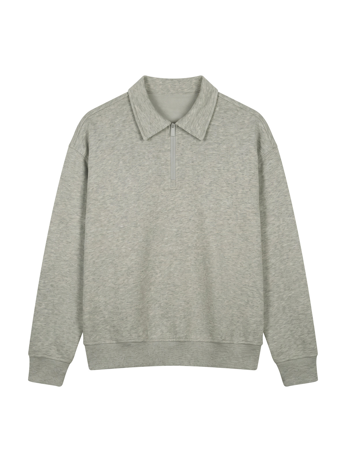 Unisex Boxy Quarter-Zip Sweatshirt