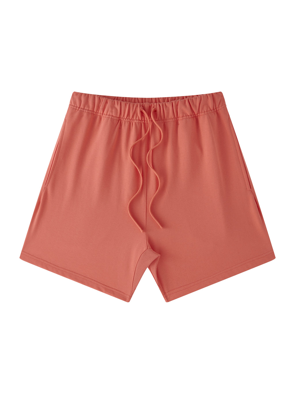 Unisex Earth-Tone Loose Fit Cotton Shorts
