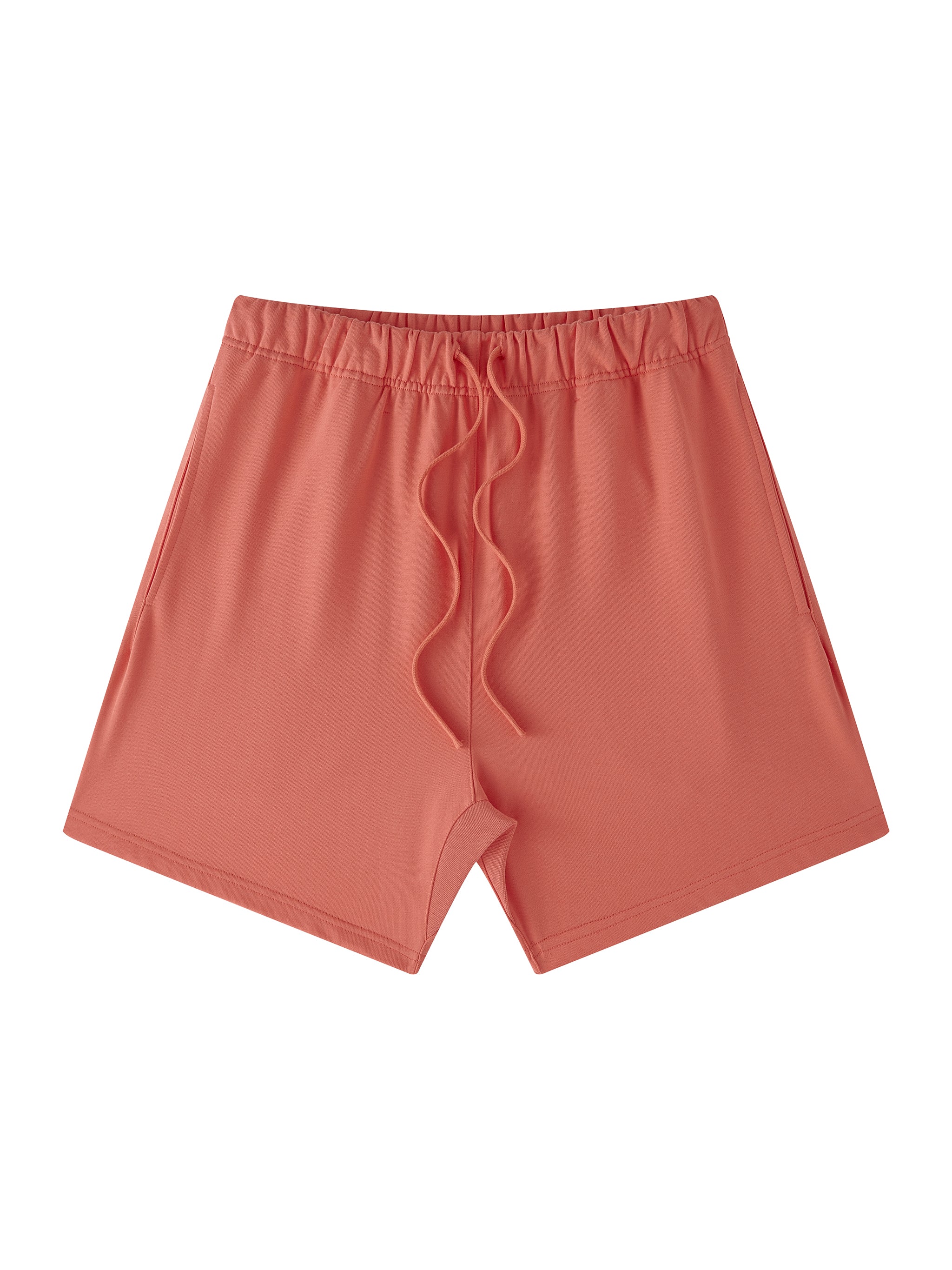 Unisex Earth-Tone Loose Fit Cotton Shorts