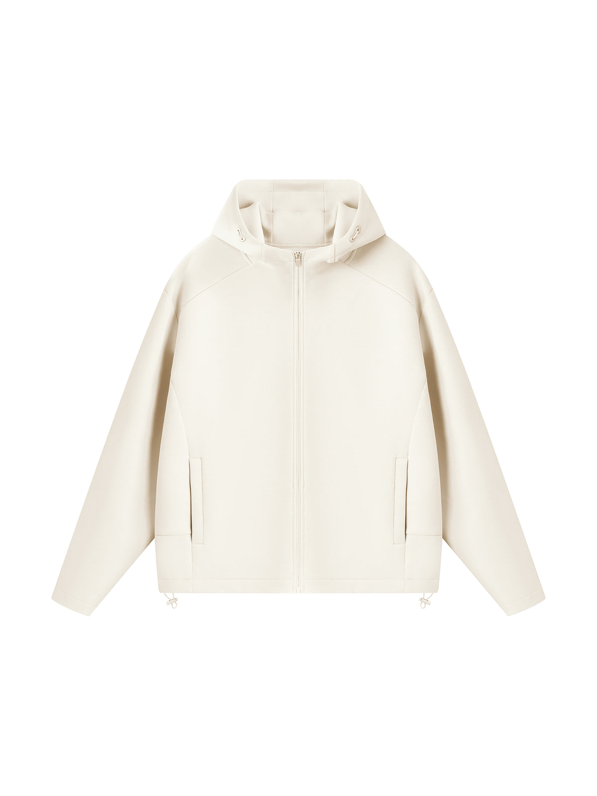 Unisex Paneled Full Zip Hoodie