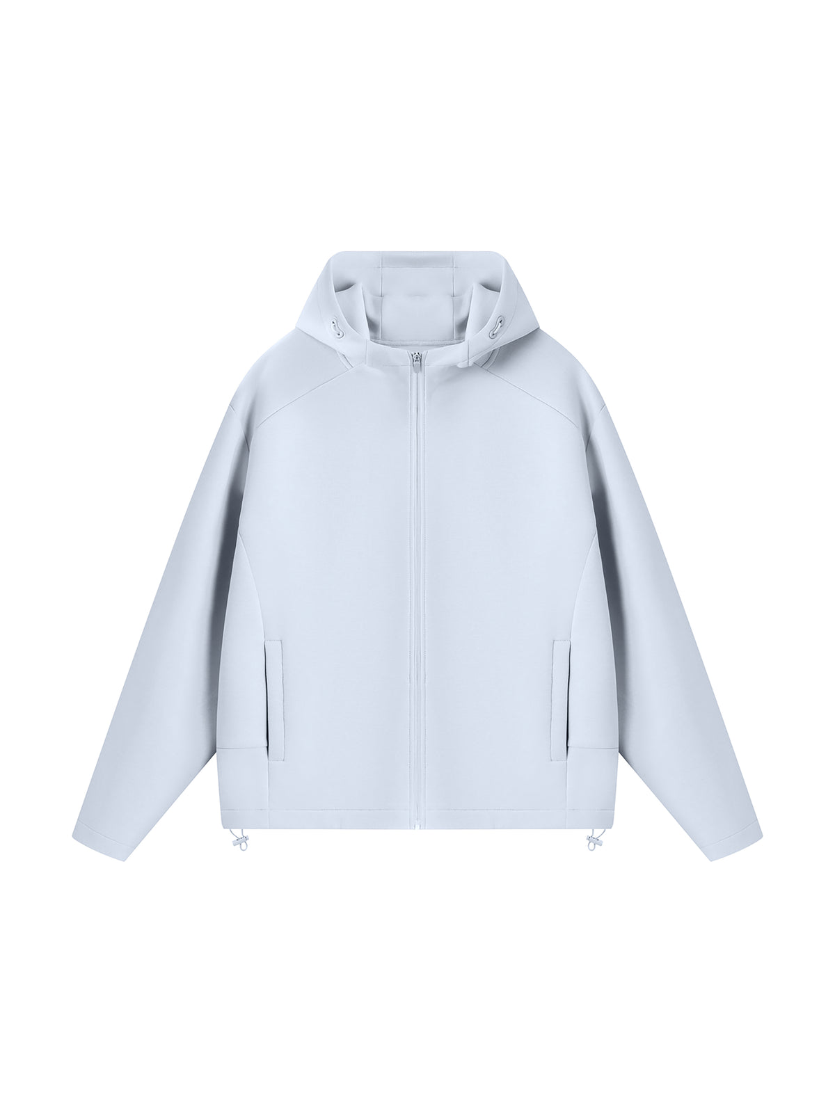 Unisex Paneled Full Zip Hoodie