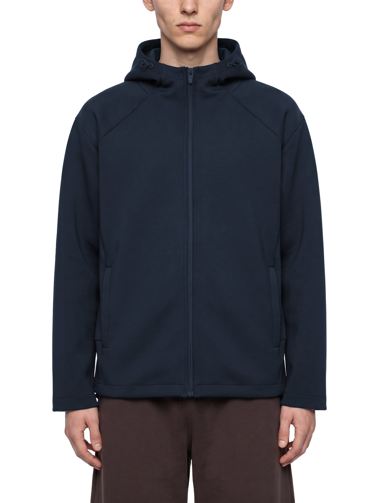 Unisex Paneled Full Zip Hoodie