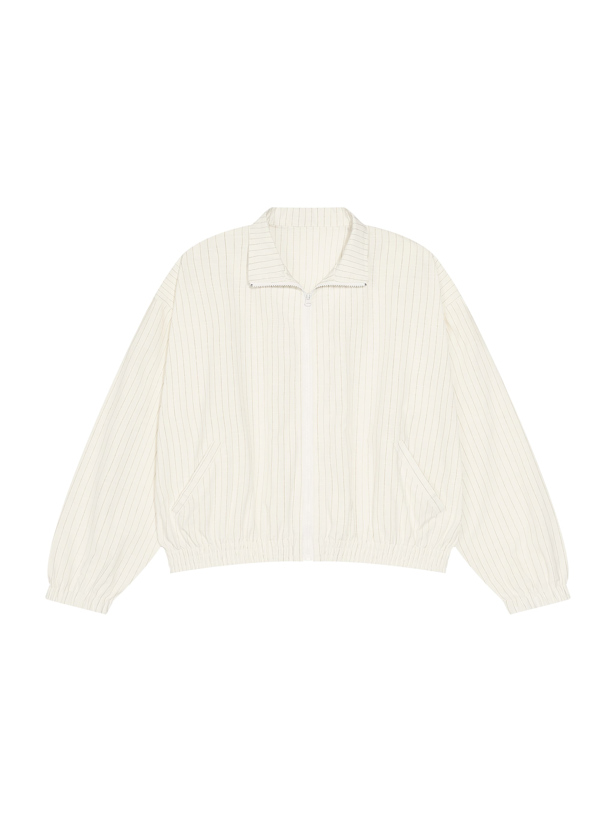 Unisex Striped Full-Zip Track Jacket