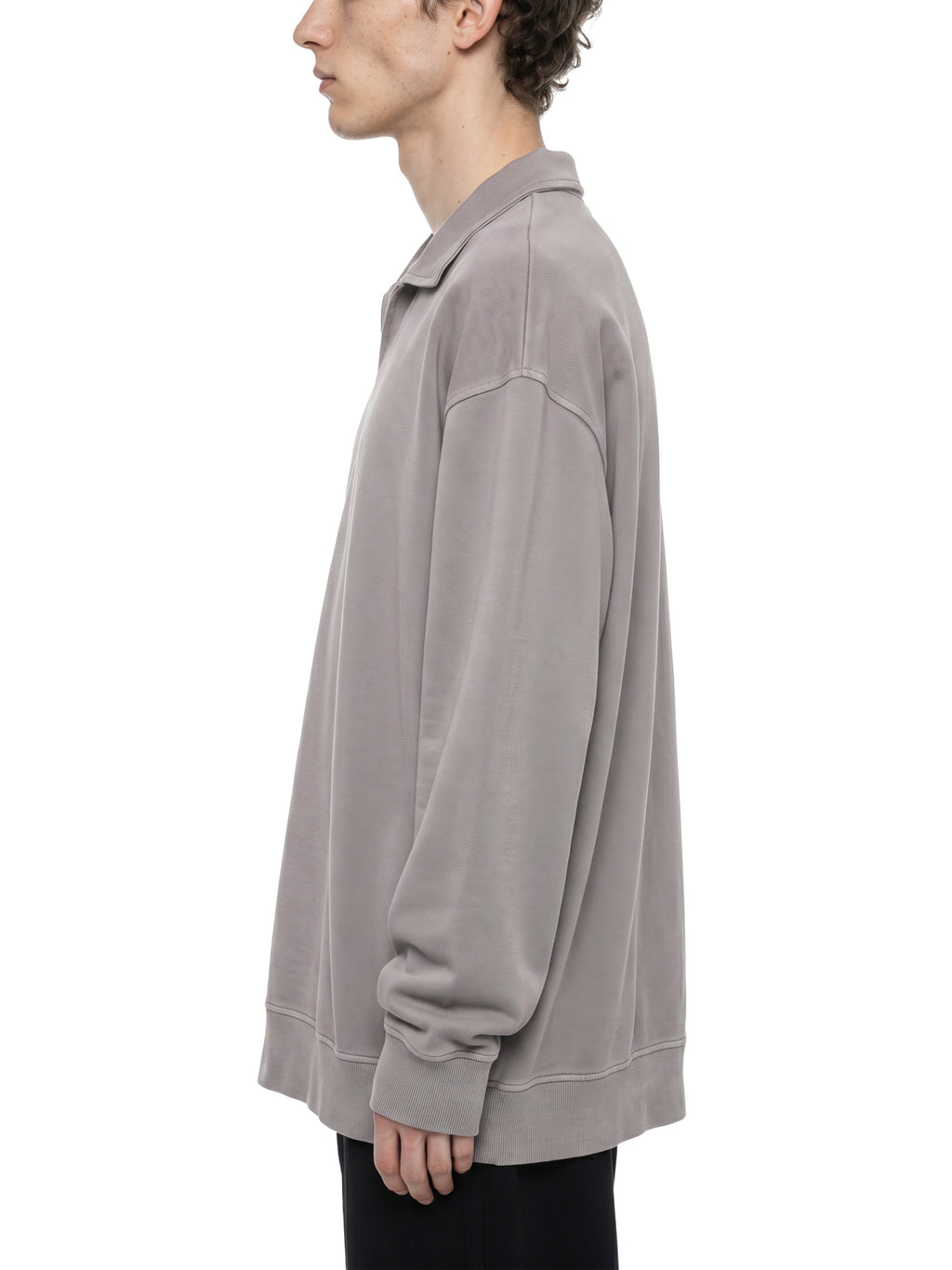 Unisex Vintage Wash Collared Sweatshirt