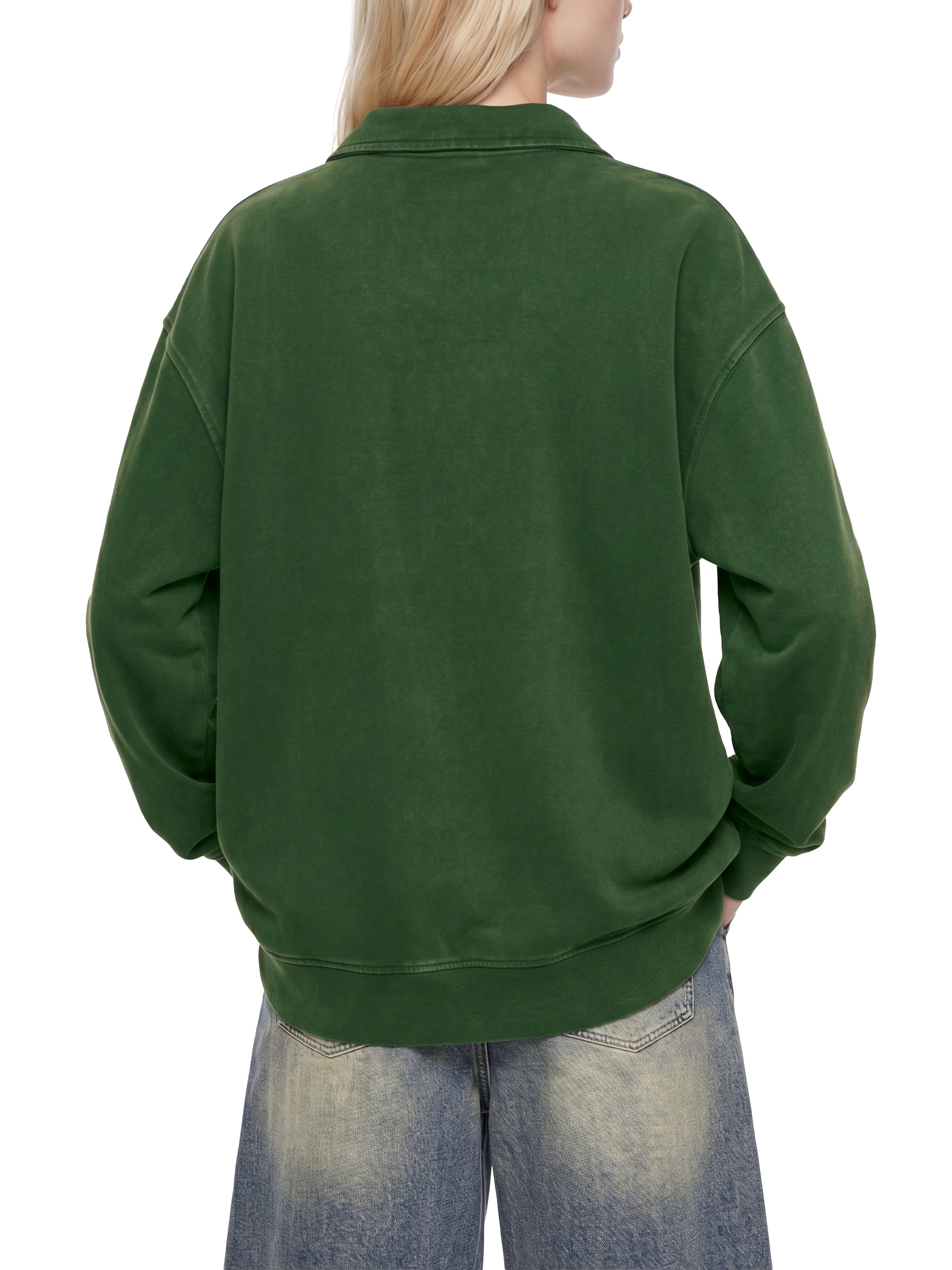Unisex Vintage Wash Quarter-Zip Sweatshirt