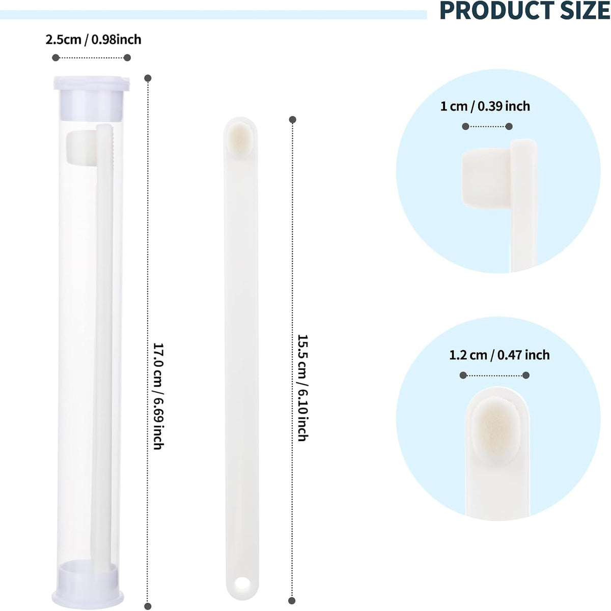 Petluno Small Dog & Cat Toothbrush 5 Set Micro Nano Bristles to Clean pet Teeth