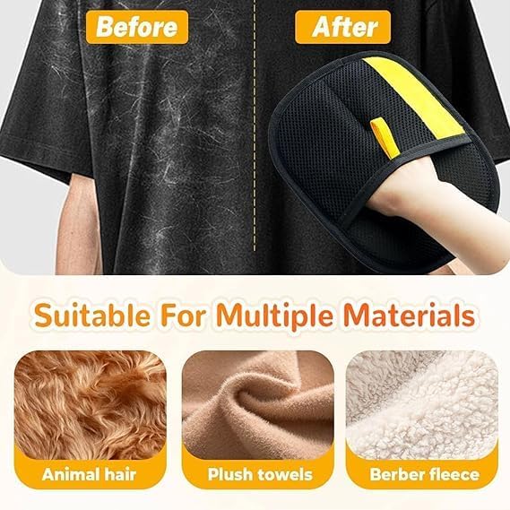 Electrostatic Gloves Pet Hair Removal Pet Hair Removal Glove Reusable Electrostatic Gloves Pet Hair Pet