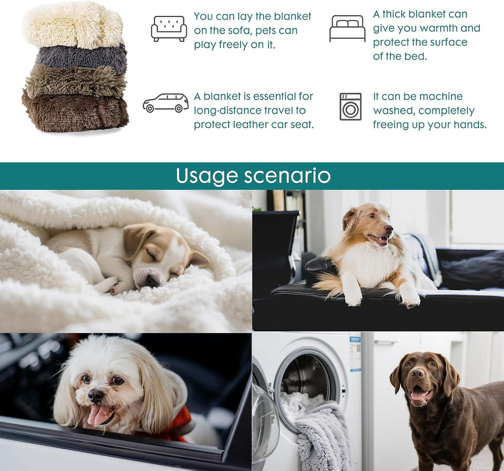 Waterproof Dog Blanket for Couch & Furniture Protection (Pack of