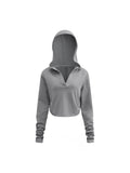 Vintage Washed Raw Edge Hoodie