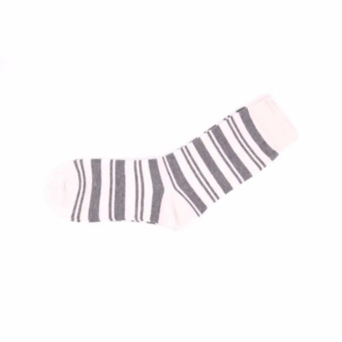 Womens Design Double Striped Pattern Women Size 2-8 Cotton Crew Socks
