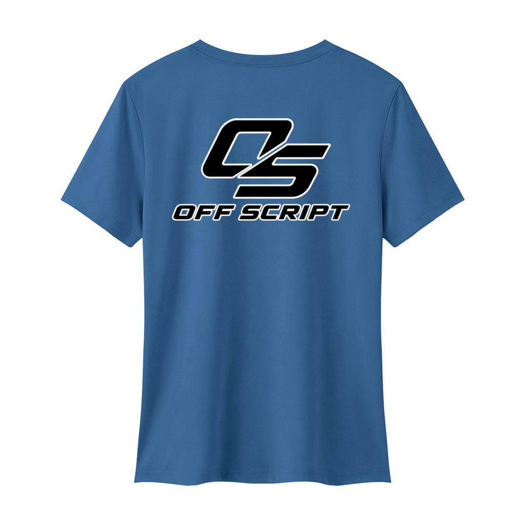 Celestial Butterfly Women's Regular Fit T-Shirt V2 - Navy Blue back mockup