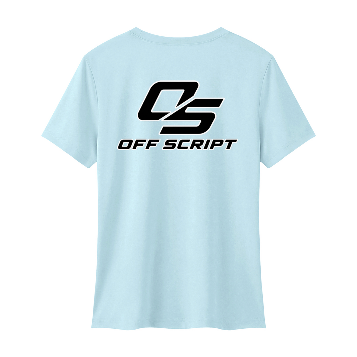 Celestial Butterfly Women's Regular Fit T-Shirt V2 - Sky Blue back mockup