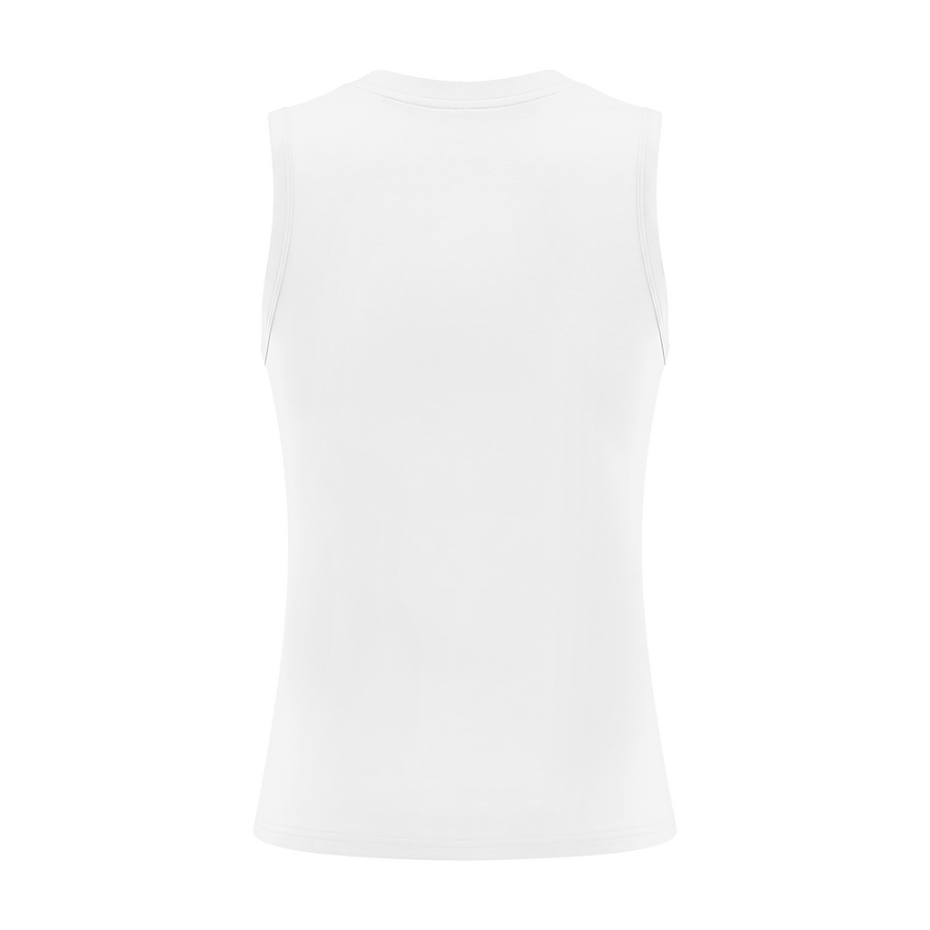 Celestial Butterfly Women’s Slim Tank Top V2 - White back mockup