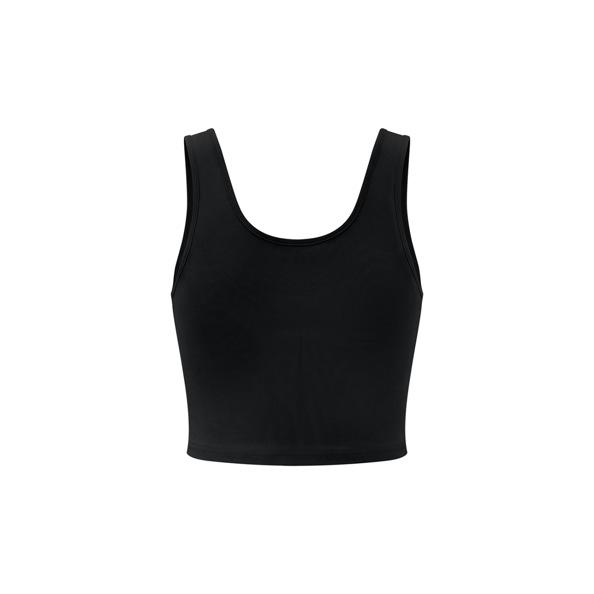 Celestial Butterfly Women’s Cropped Tank Top V2 - Black back mockup