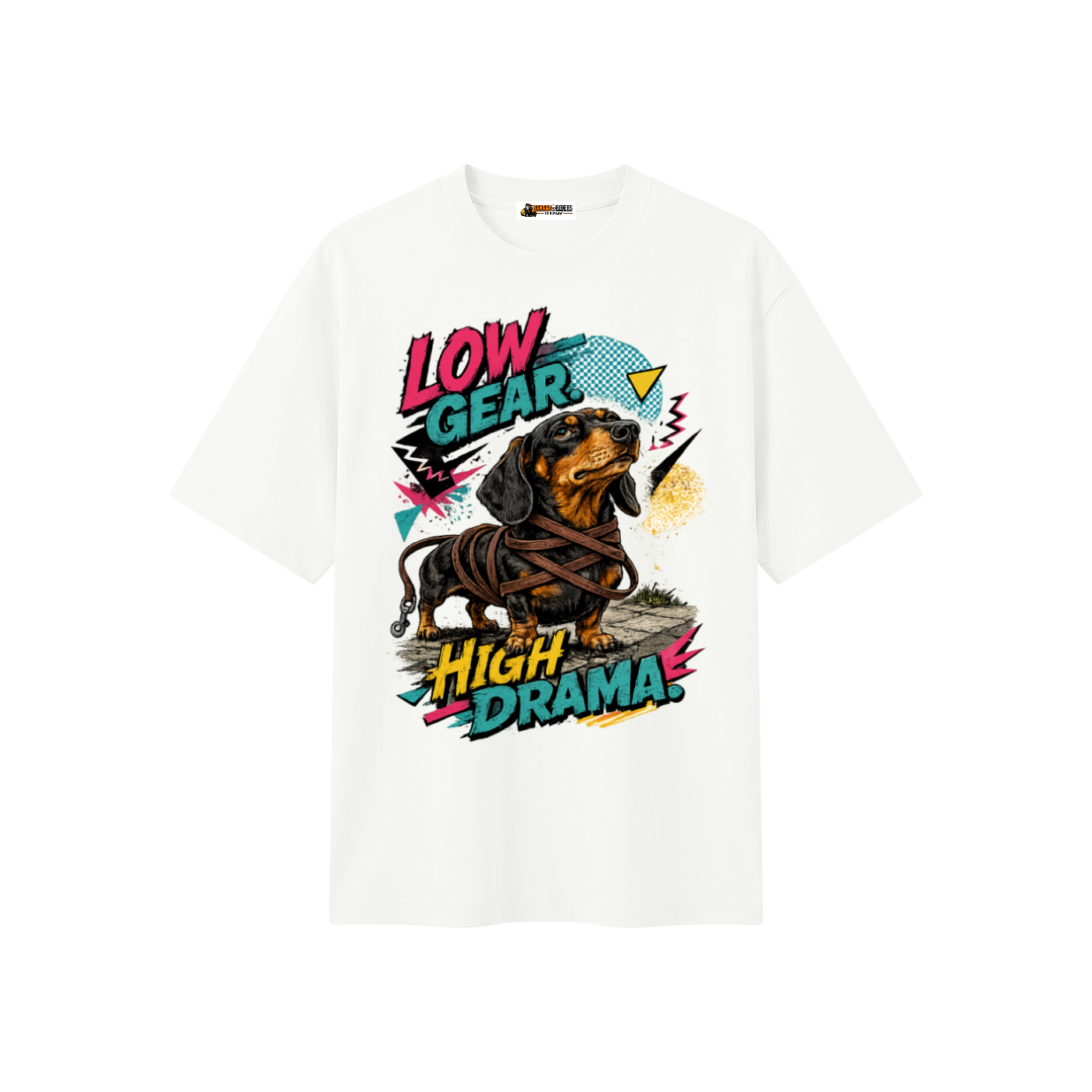 Low Gear High Drama Unisex Heavyweight Oversized T-Shirt