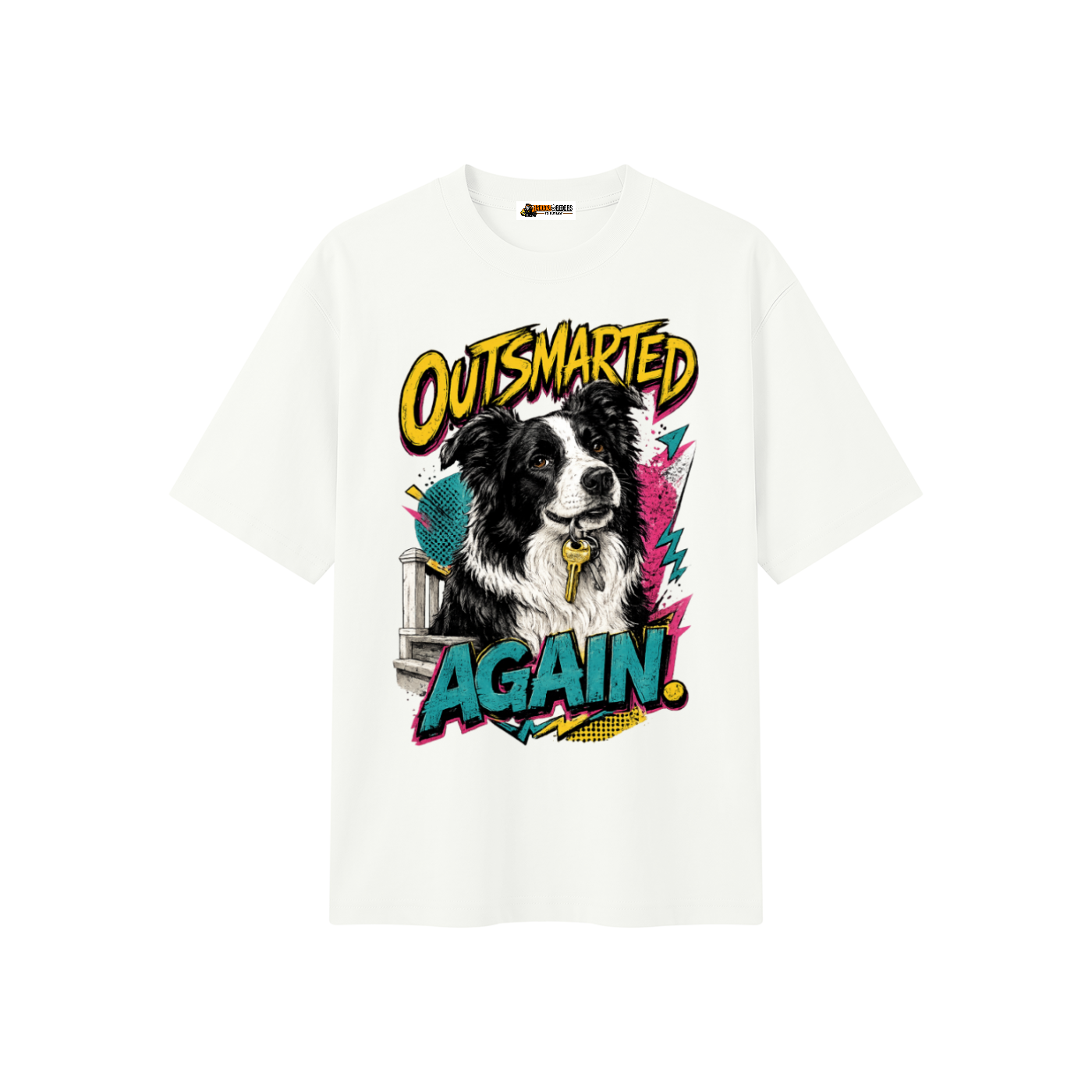 Outsmarted Again Unisex Heavyweight Oversized T-Shirt