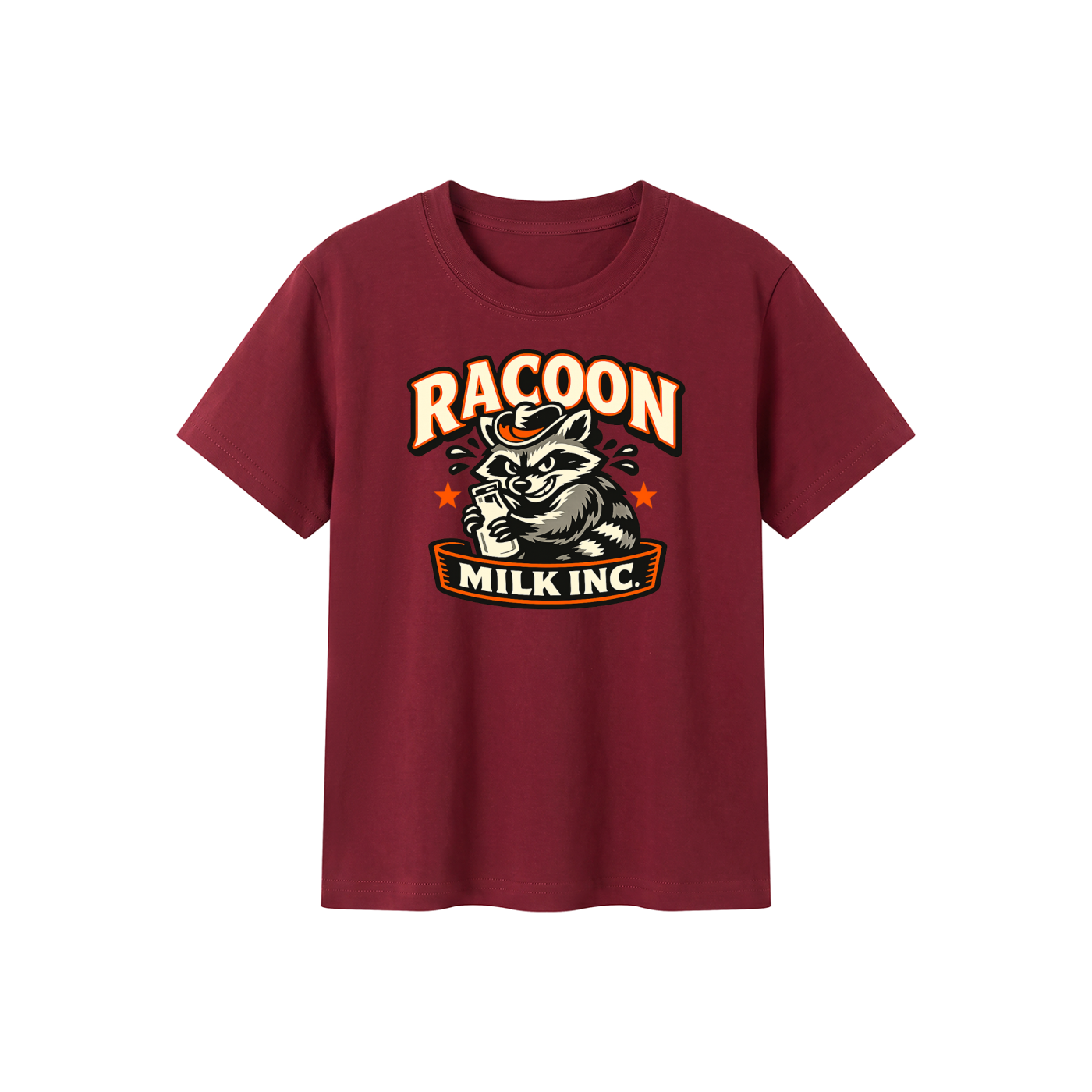 Racoon Milk Kid's Crewneck Short Sleeve T-Shirt