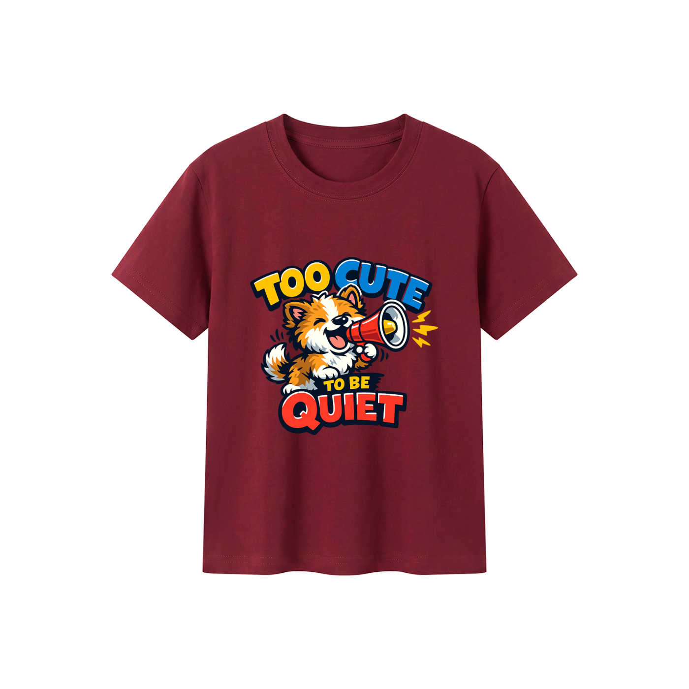 Too Cute Kid's Crewneck Short Sleeve T-Shirt