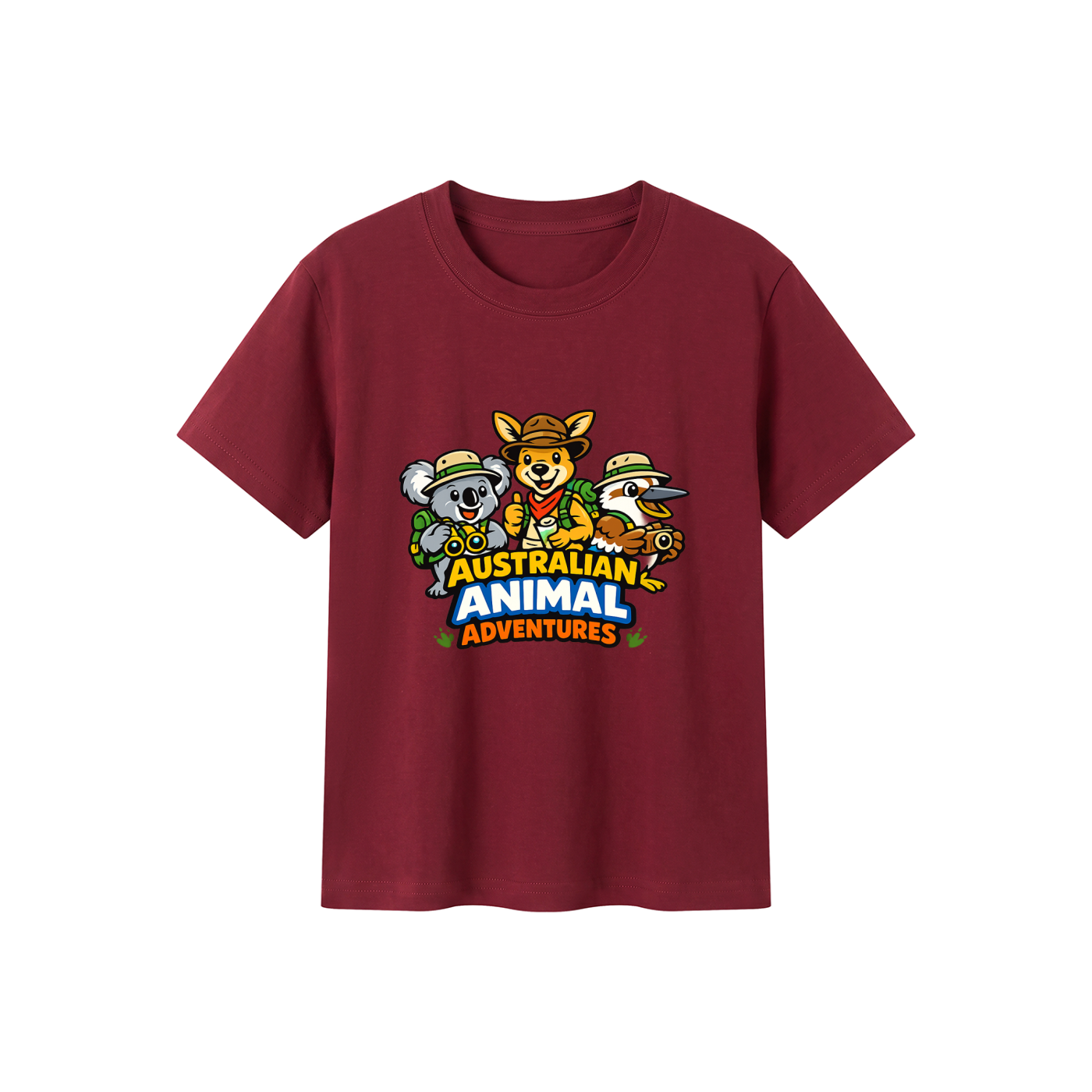 Aussie Animal Adventures Kid's Crewneck Short Sleeve T-Shirt