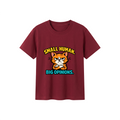 Small Human Kid's Crewneck Short Sleeve T-Shirt