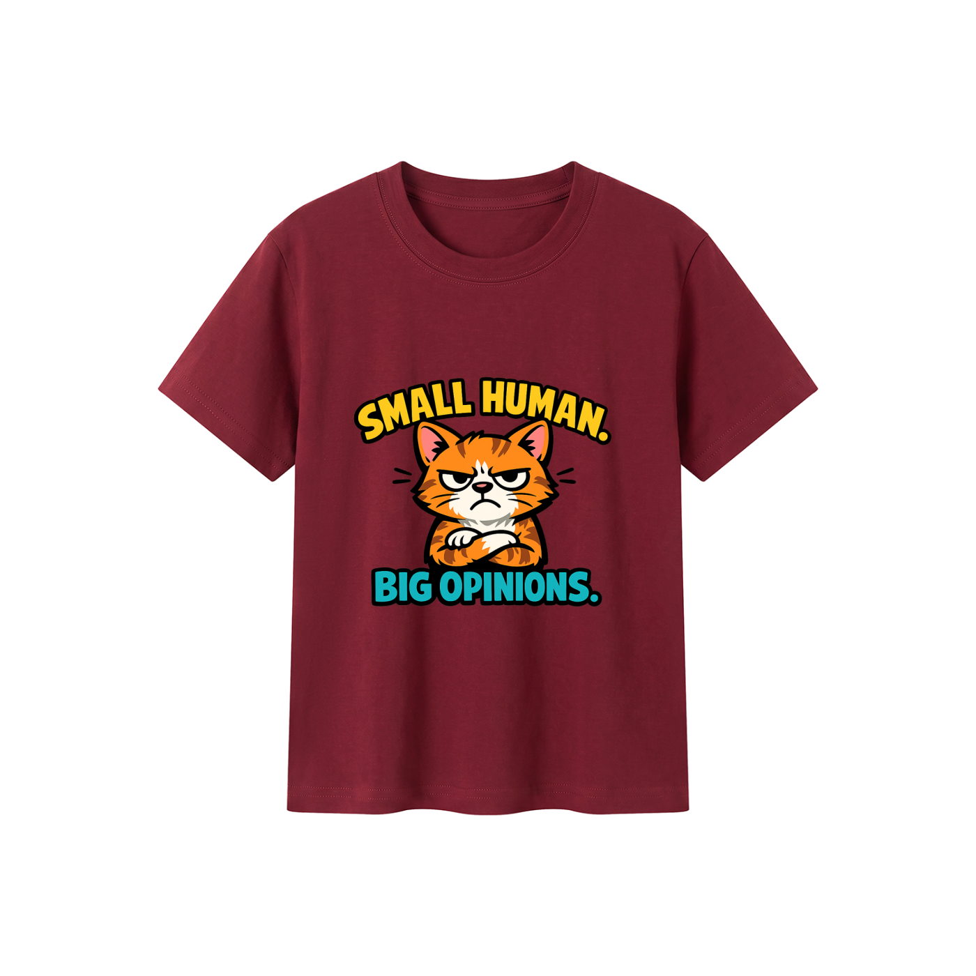Small Human Kid's Crewneck Short Sleeve T-Shirt