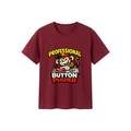 Button Pusher Kid's Crewneck Short Sleeve T-Shirt
