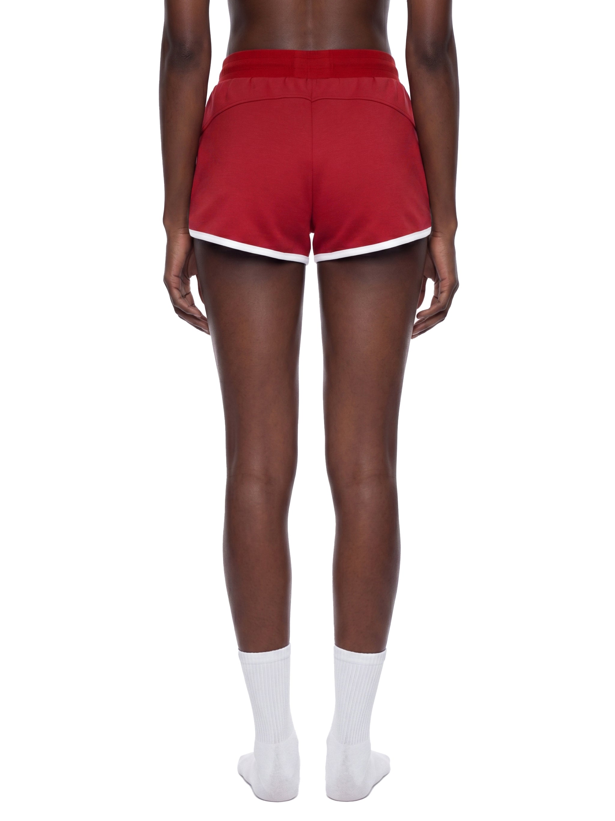 Women’s Retro Contrast Binding Shorts