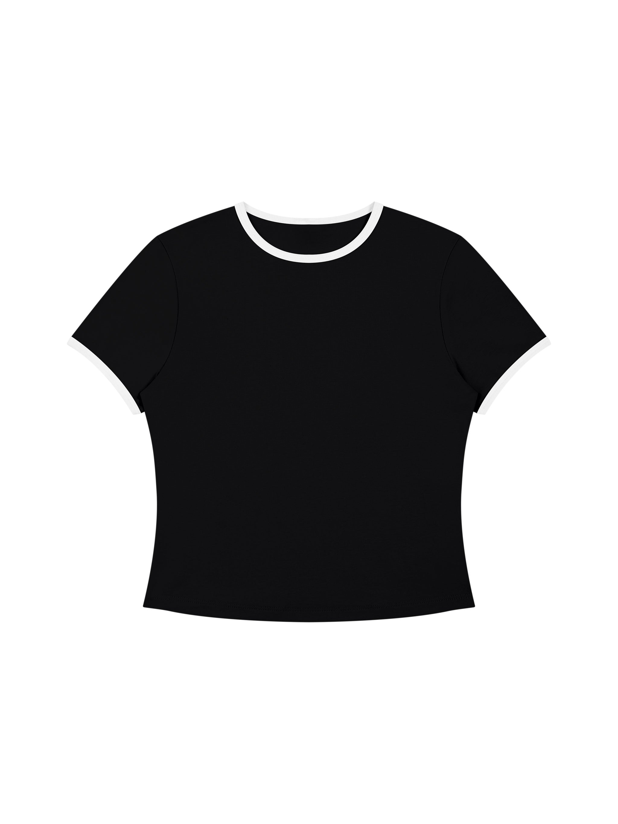Women’s Color Block Crop T-Shirt