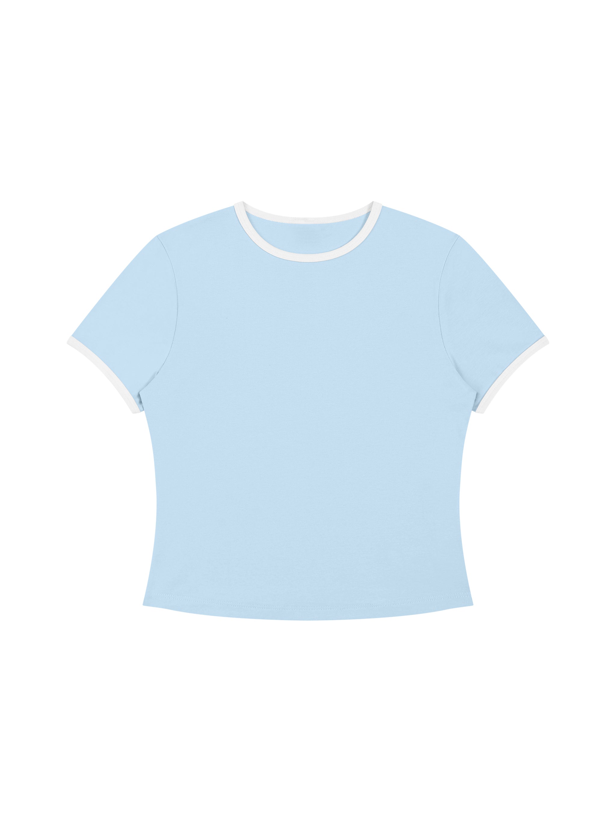 Women’s Color Block Crop T-Shirt
