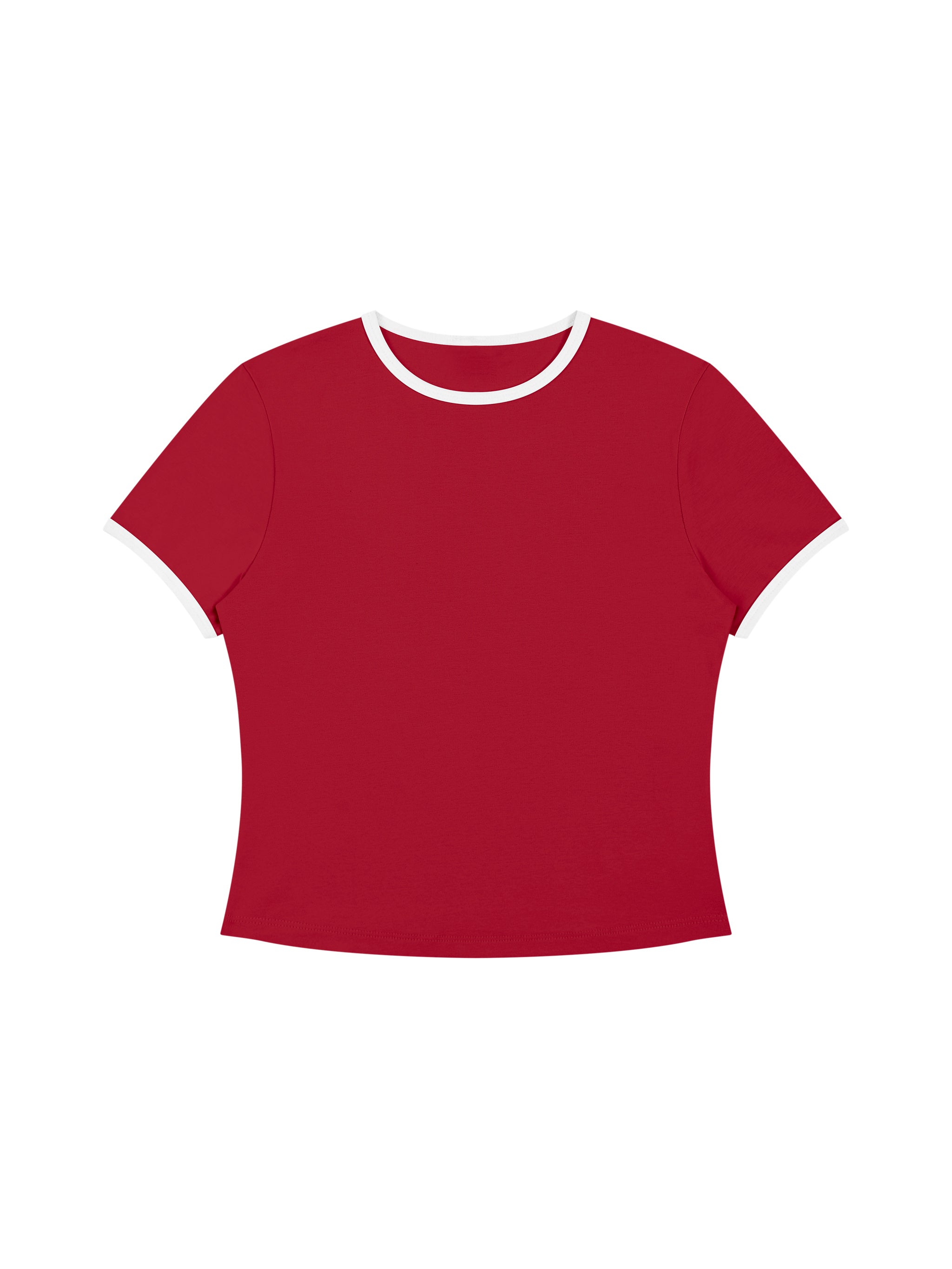 Women’s Color Block Crop T-Shirt