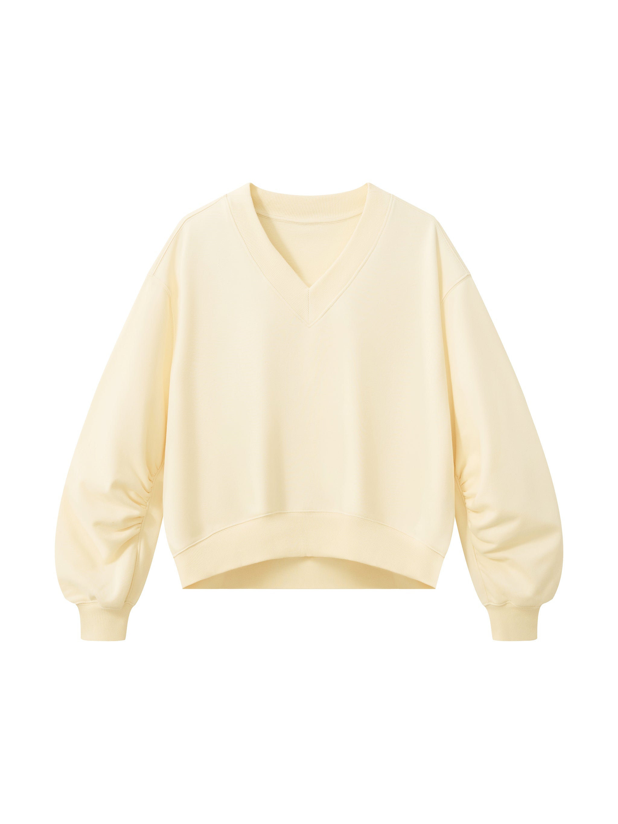 Women’s Crop V-Neck Sweatshirt