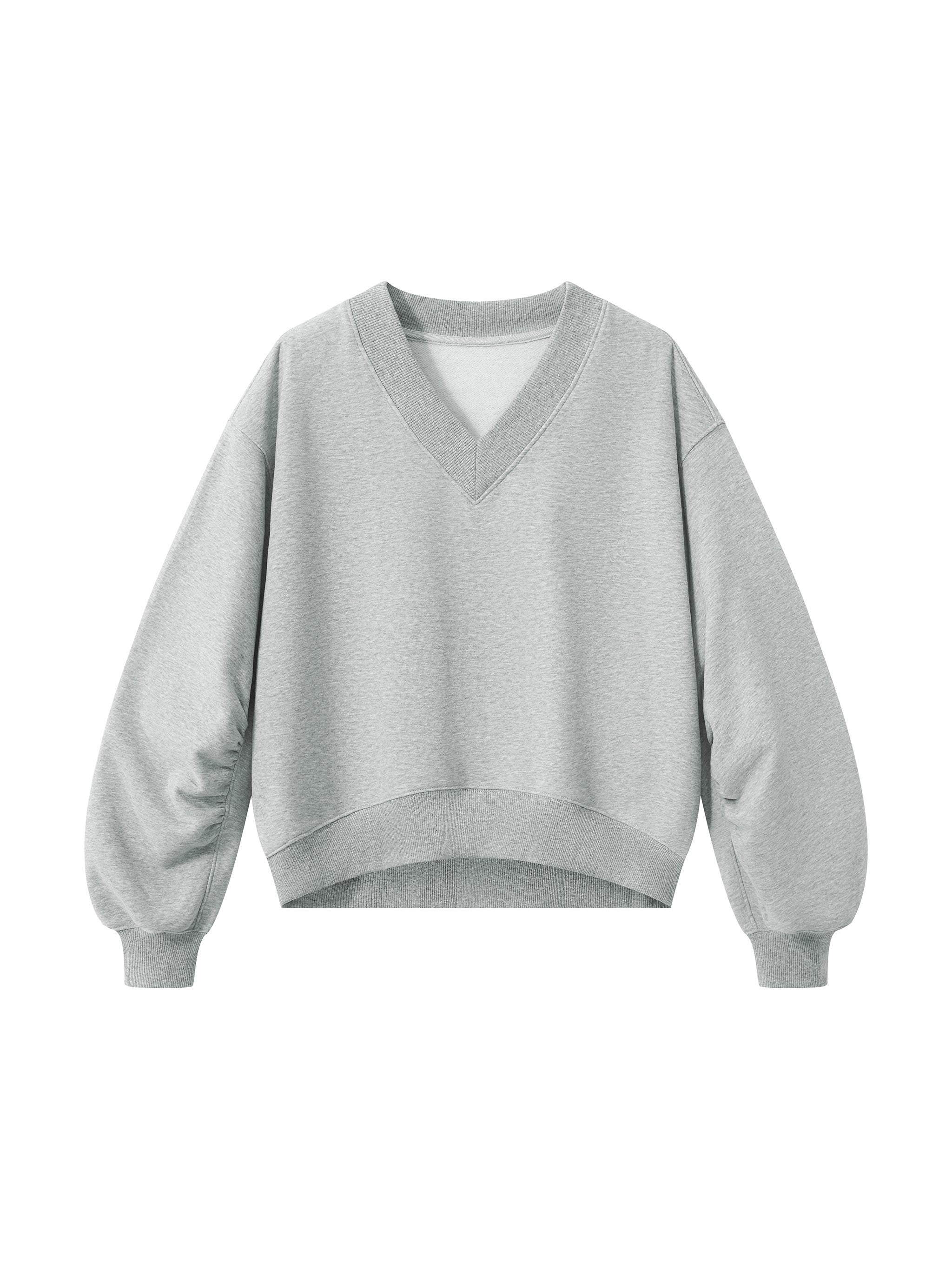 Women’s Crop V-Neck Sweatshirt