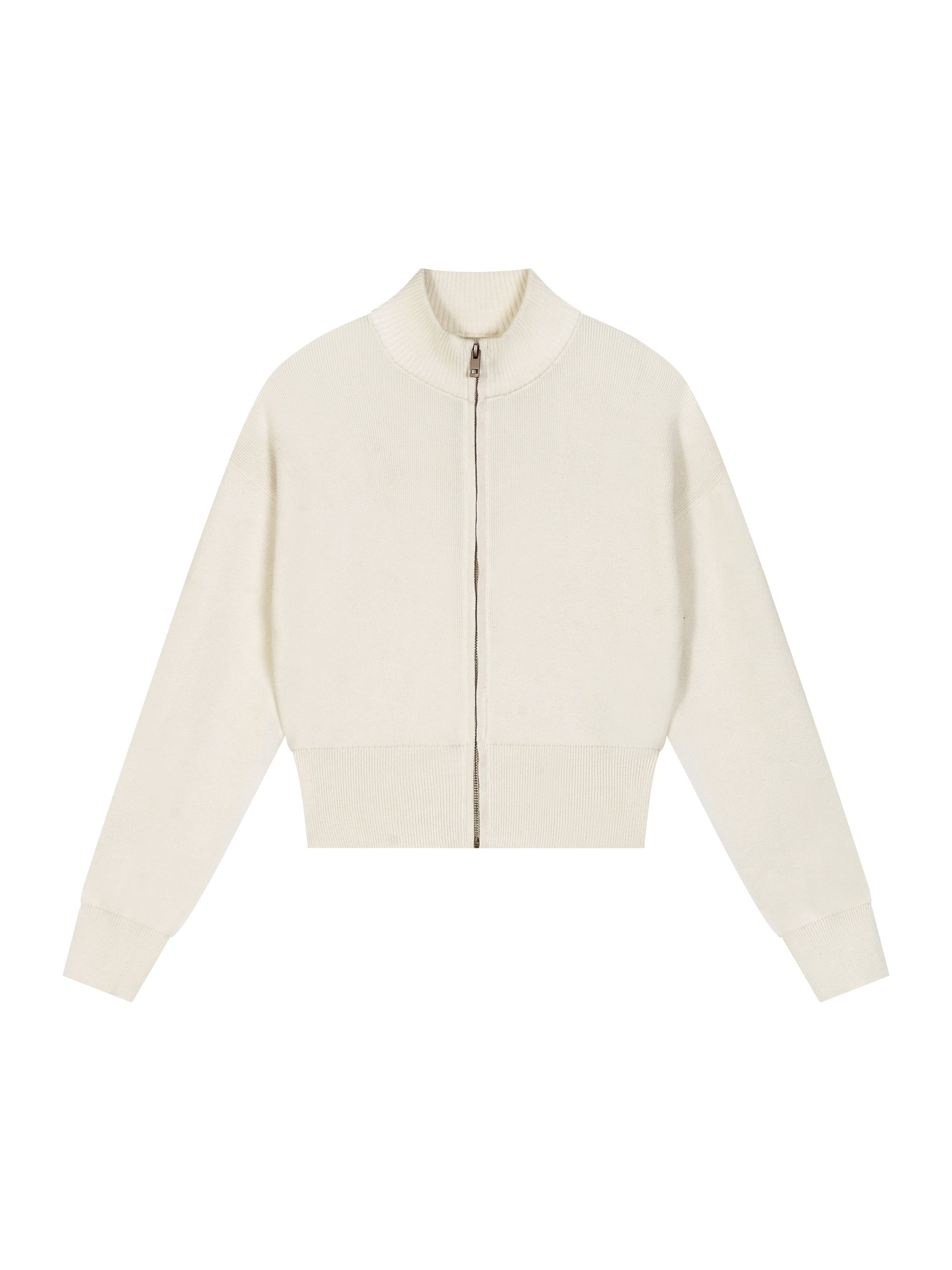 Women’s Mock Neck Zip Up Cardigan