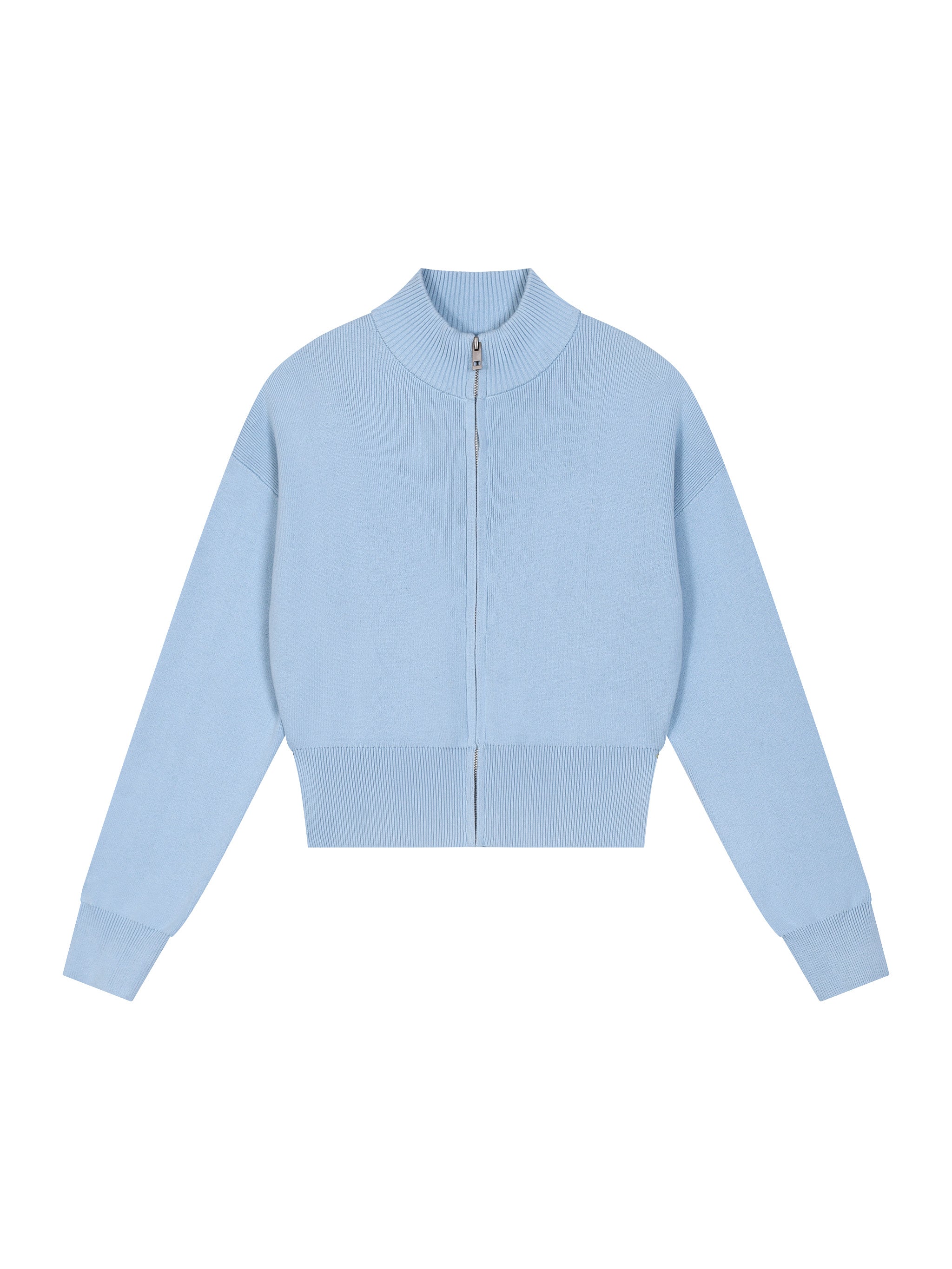 Women’s Mock Neck Zip Up Cardigan