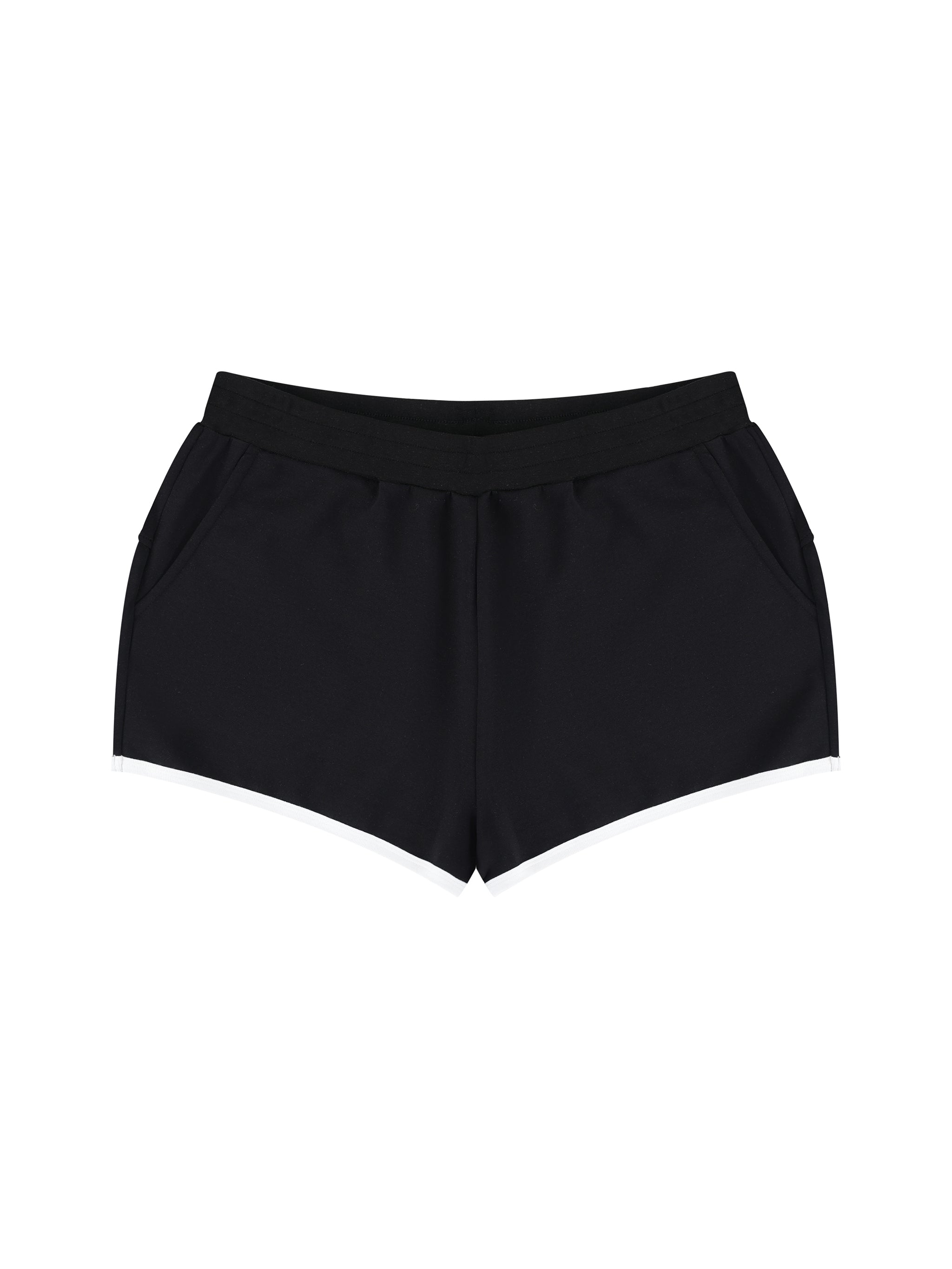 Women’s Retro Contrast Binding Shorts
