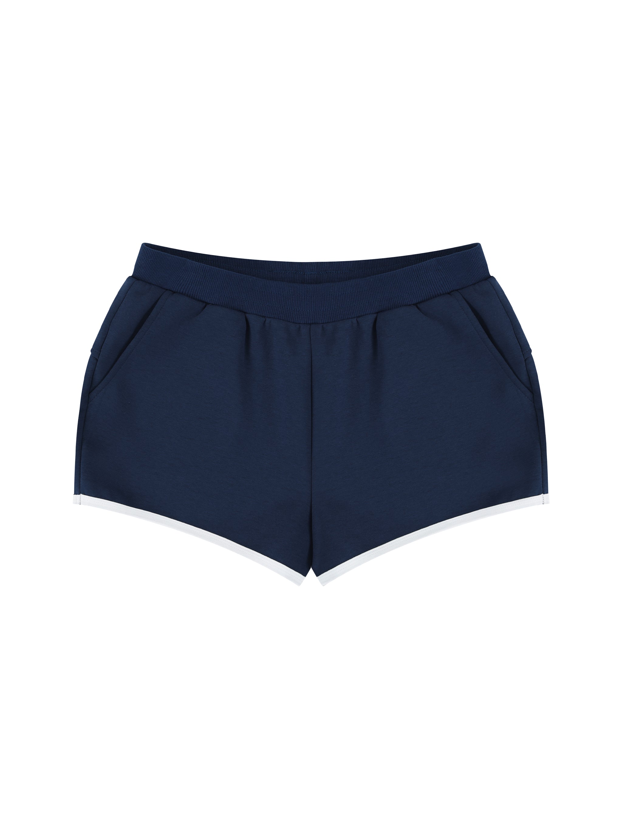Women’s Retro Contrast Binding Shorts