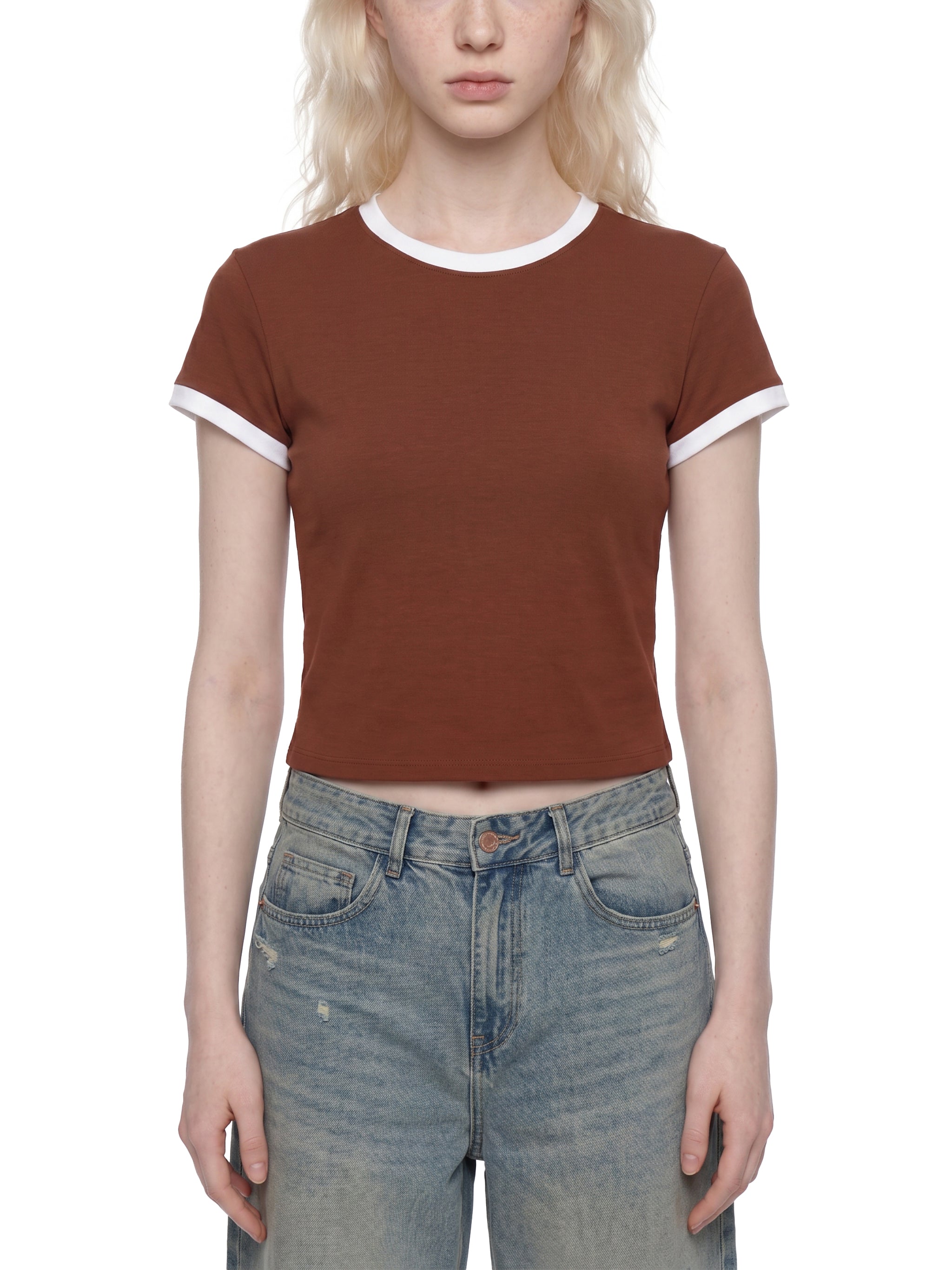 Women’s Slim Colour Block T-Shirt