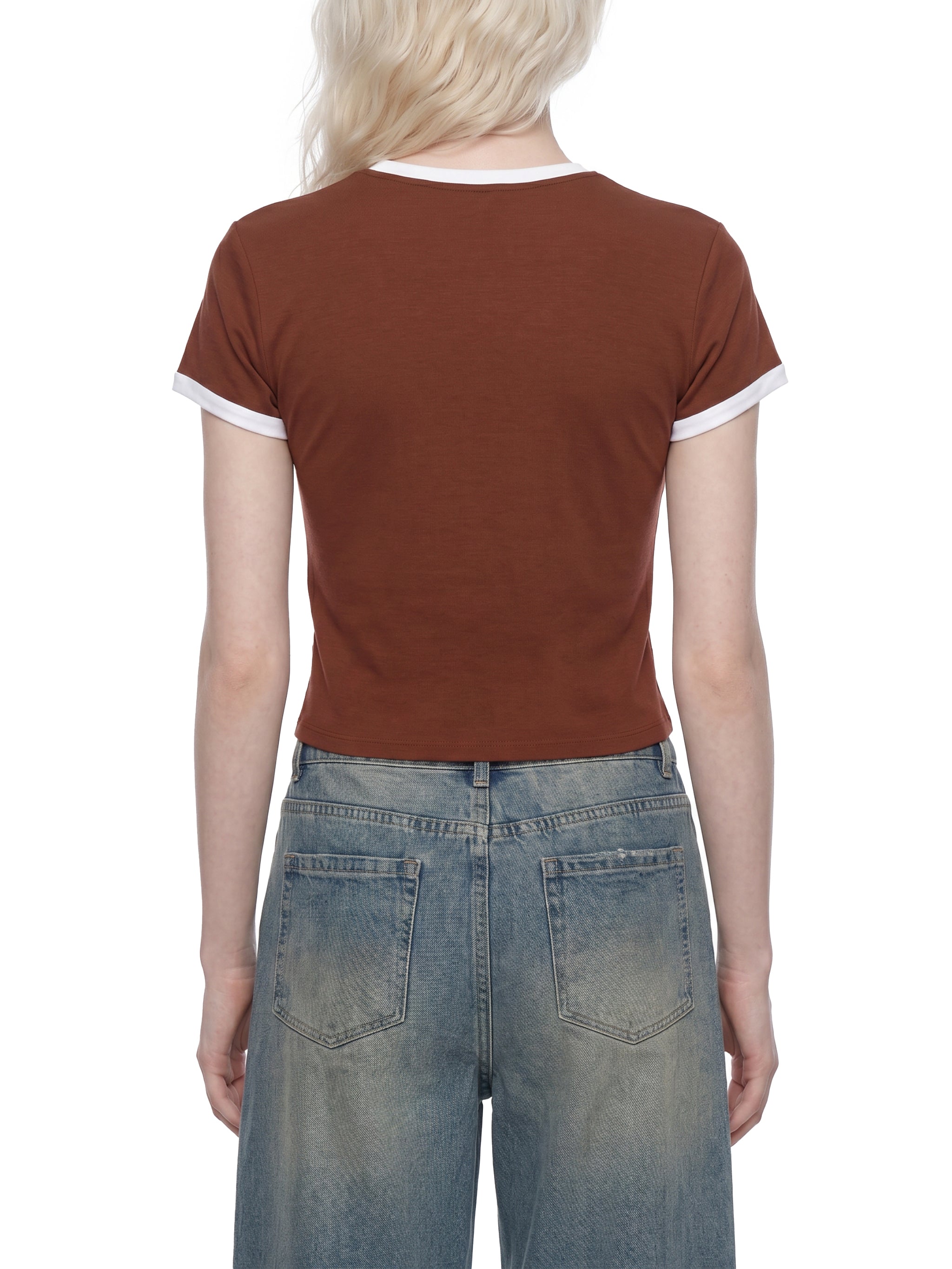 Women’s Slim Colour Block T-Shirt