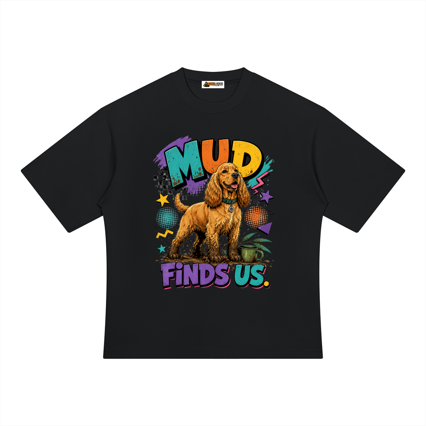 Mud Finds Us Unisex Heavyweight Oversized T-Shirt
