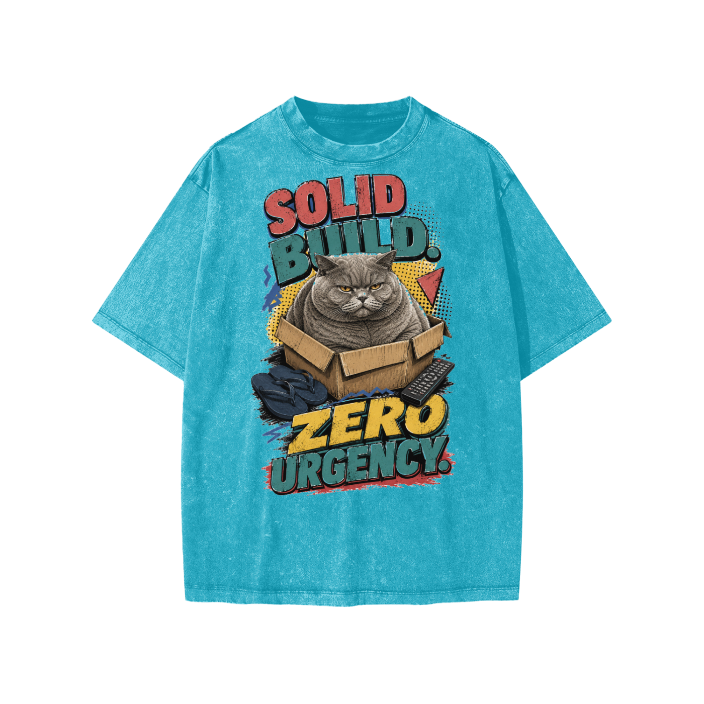 Solid Build Snow Washed Kids' T-Shirt