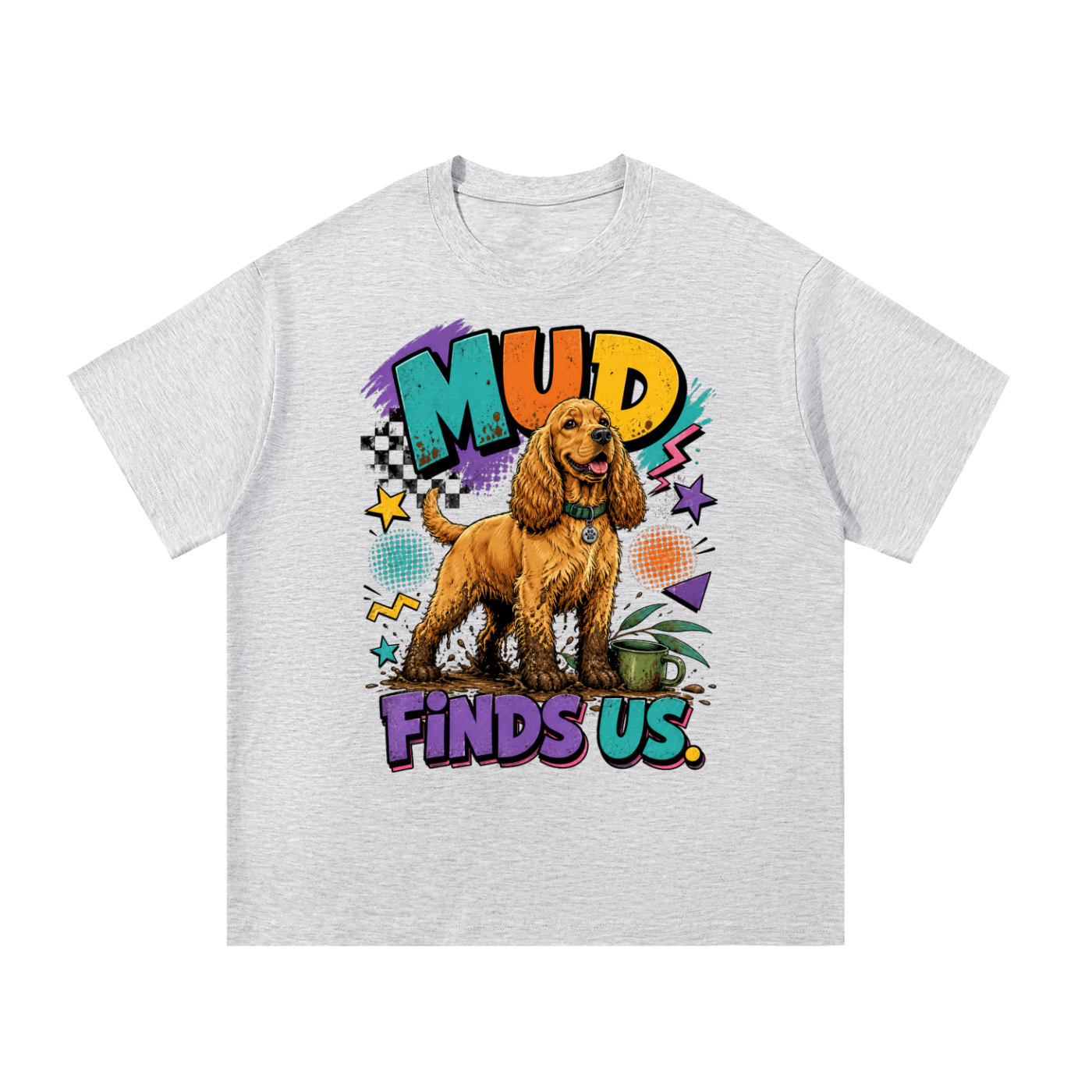 The Mud Finds Us Unisex Heavyweight Cotton T-Shirt