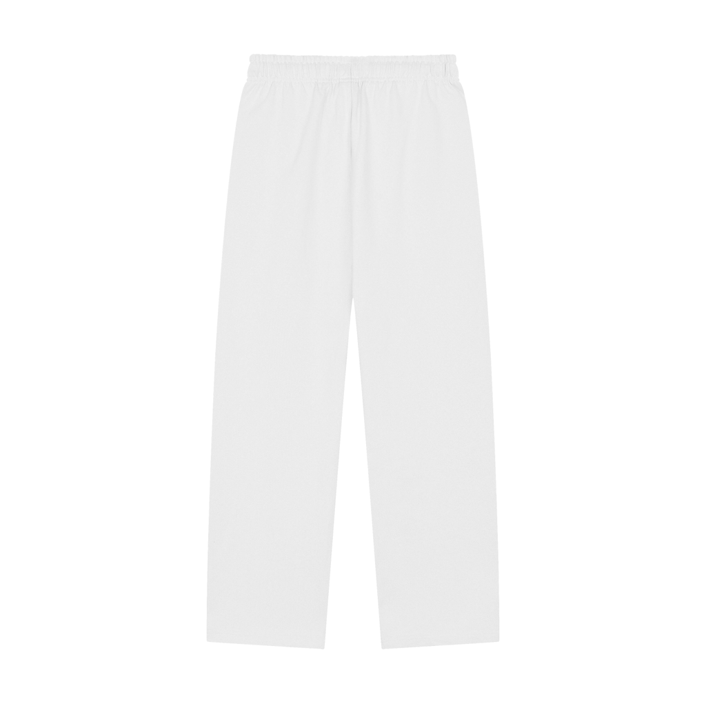 Solid Colour Straight-Leg Sweatpants