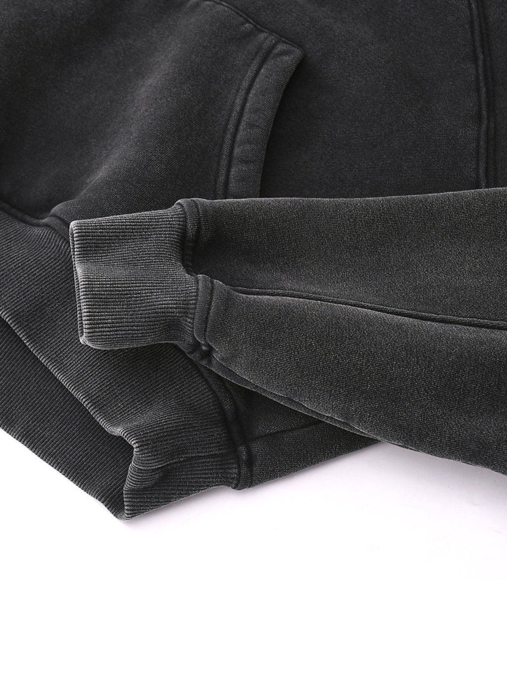 Snow Washed Cropped Hoodie