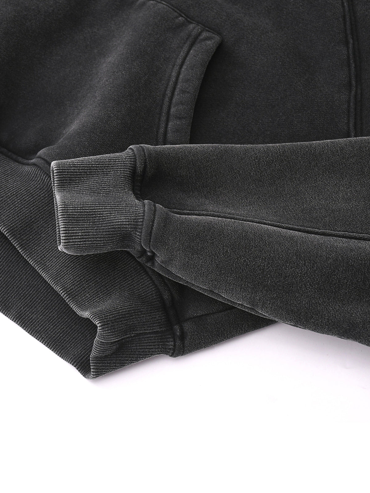 Snow Washed Cropped Hoodie