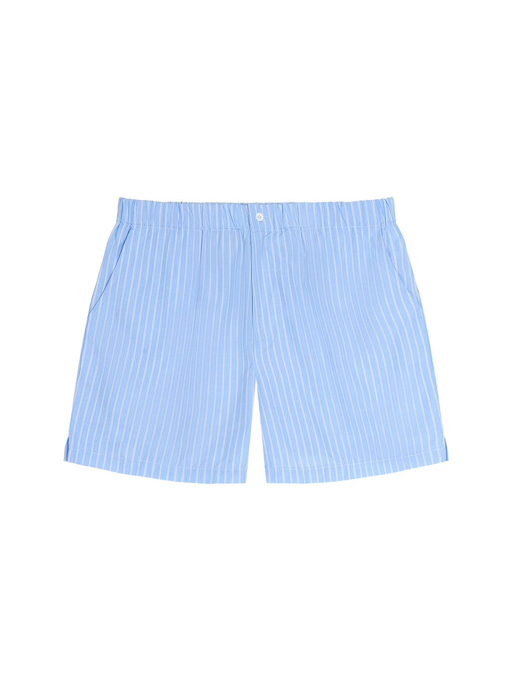 Men’s Striped Elastic Waist Shorts