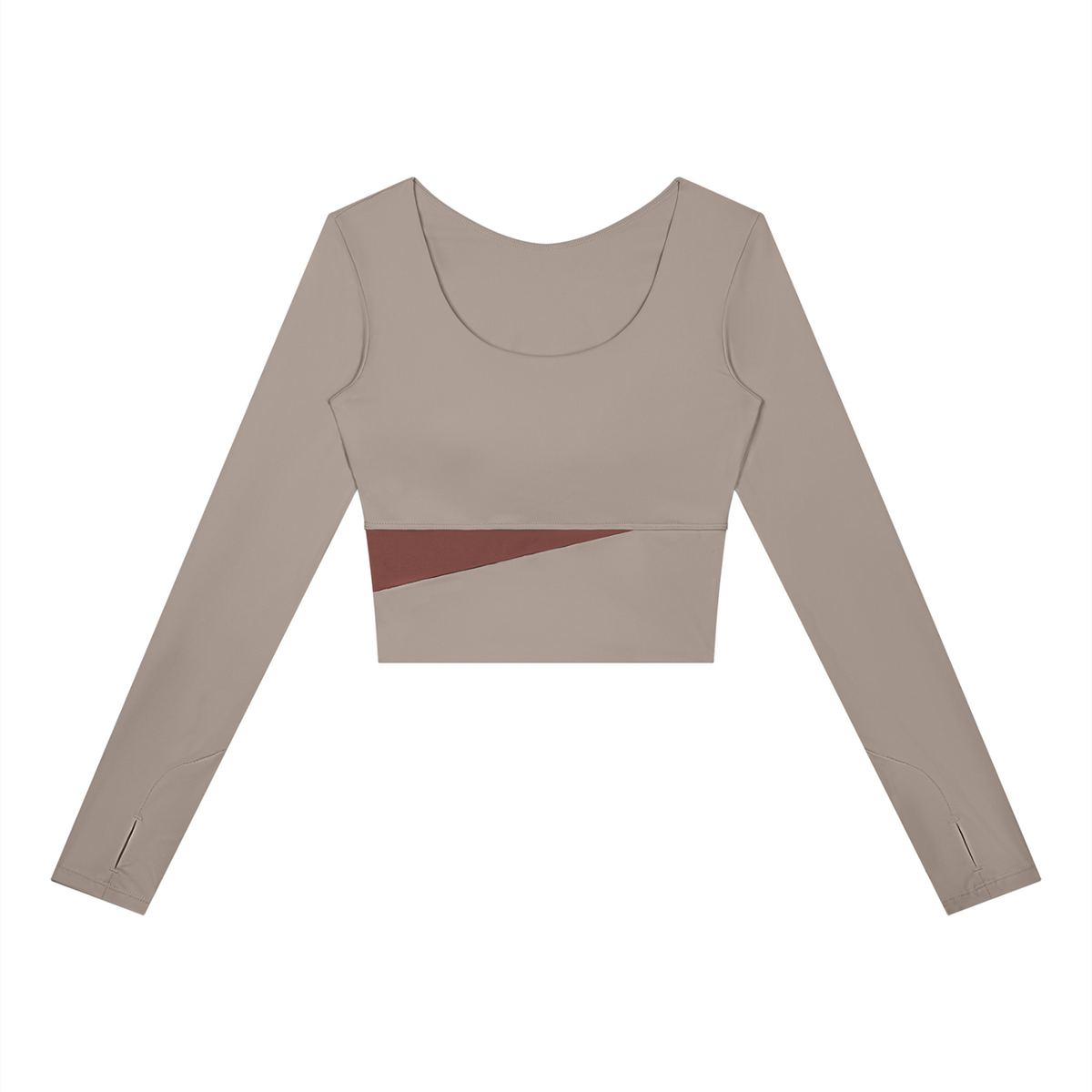 Women's Panelled Long Sleeve Yoga T-Shirt